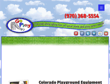 Tablet Screenshot of goplayplaygrounds.com